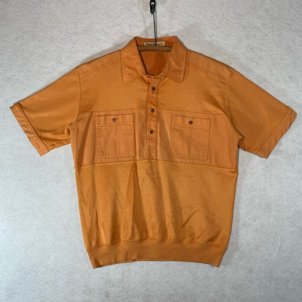 NORM THOMPSON Escape From The Ordinary Vintage Orange Men’s Shirt Size LRG